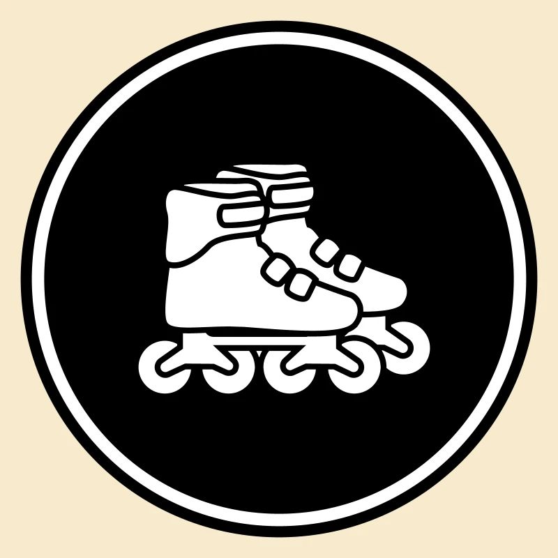 Inline skates symbol