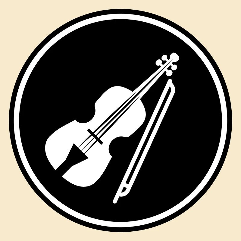 Symbole d'icône de violon