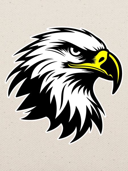 Adler Kopf Silhouette