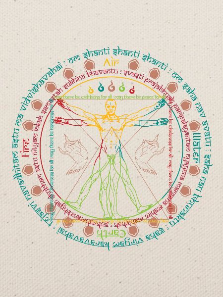 Vitruvian Cosmo Wise Man