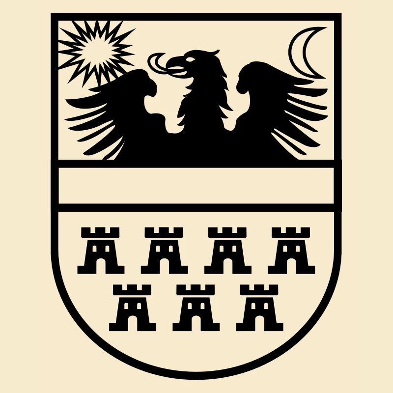 Wappen Siebenbürgen einfarbig