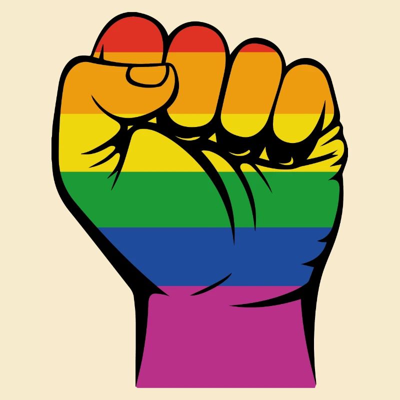 Faust im Regenbogendesign - Geschenk