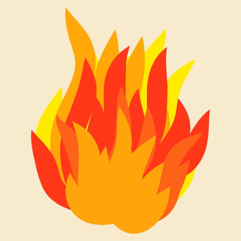 Fire Flame of a Campfire, Gift Idea