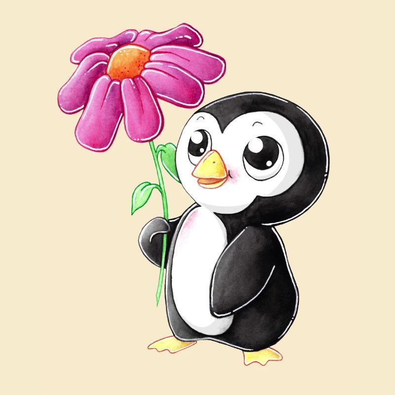 Putziger Comic Pinguin