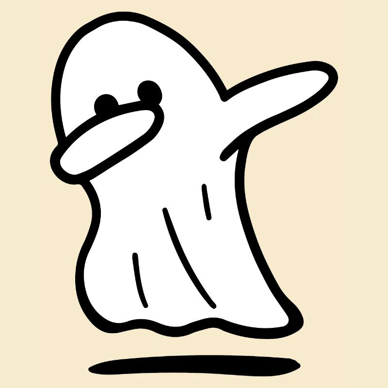 Ghost / Funny ghost / halloween / dabbing ghost