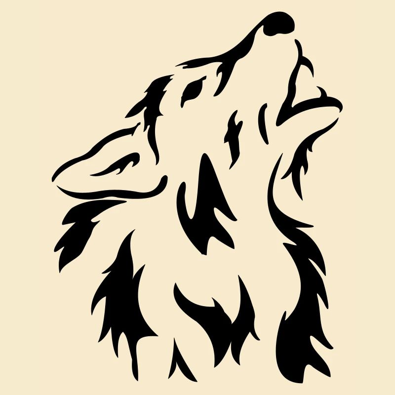Wolf Shirt oder Hoodie selber gestalten bedrucken