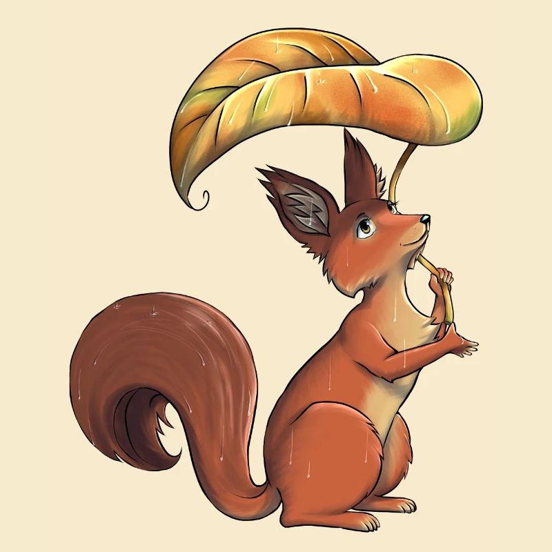 Herbst Eichhörnchen