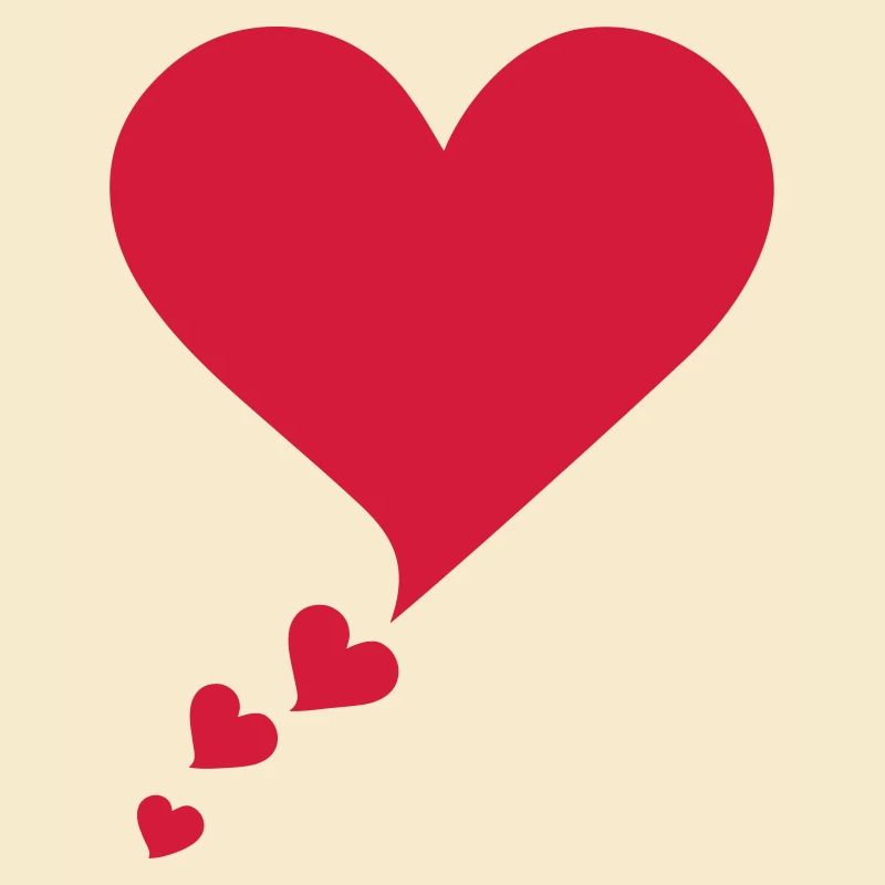 Text bubble hearts, comic bubble, speech bubble,