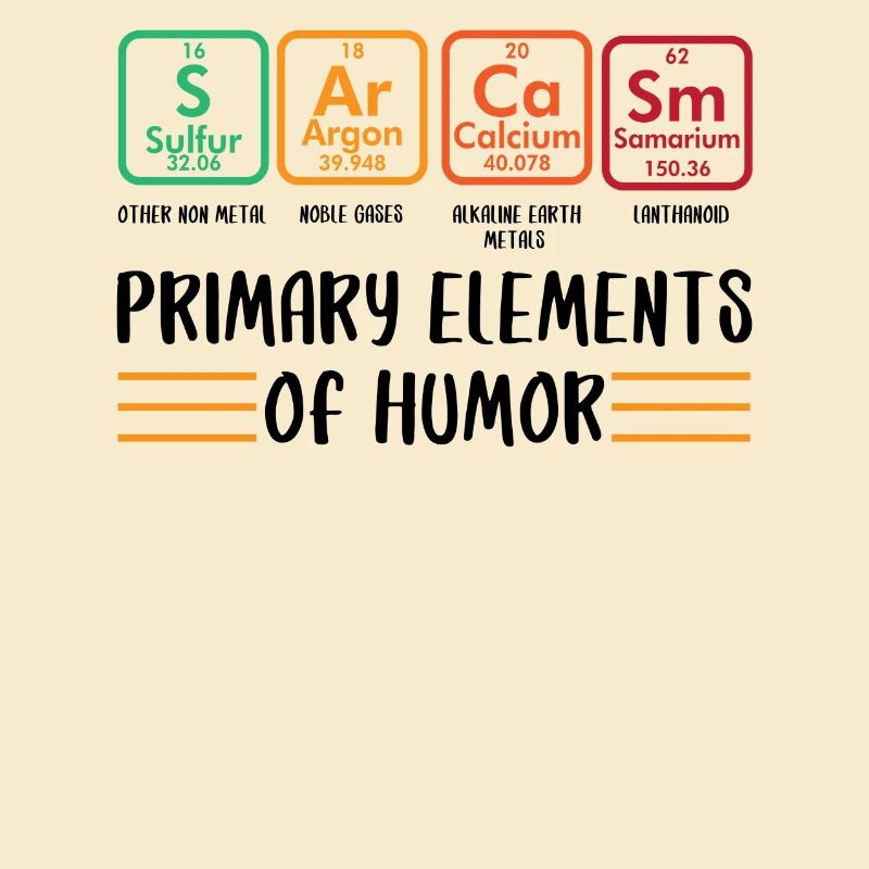 Primäre Elemente des Humors