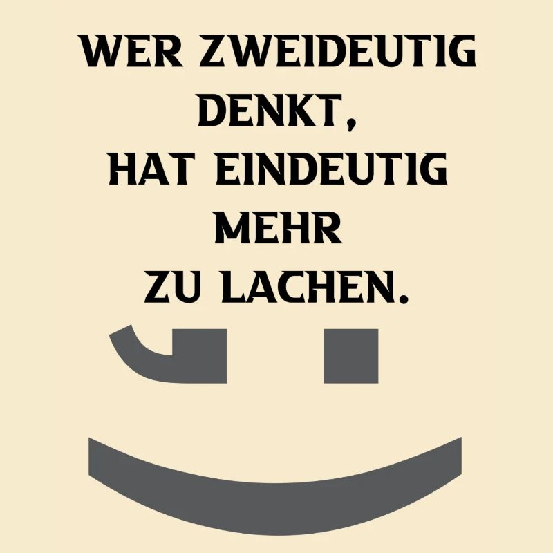 Zweideutig, eindeutig