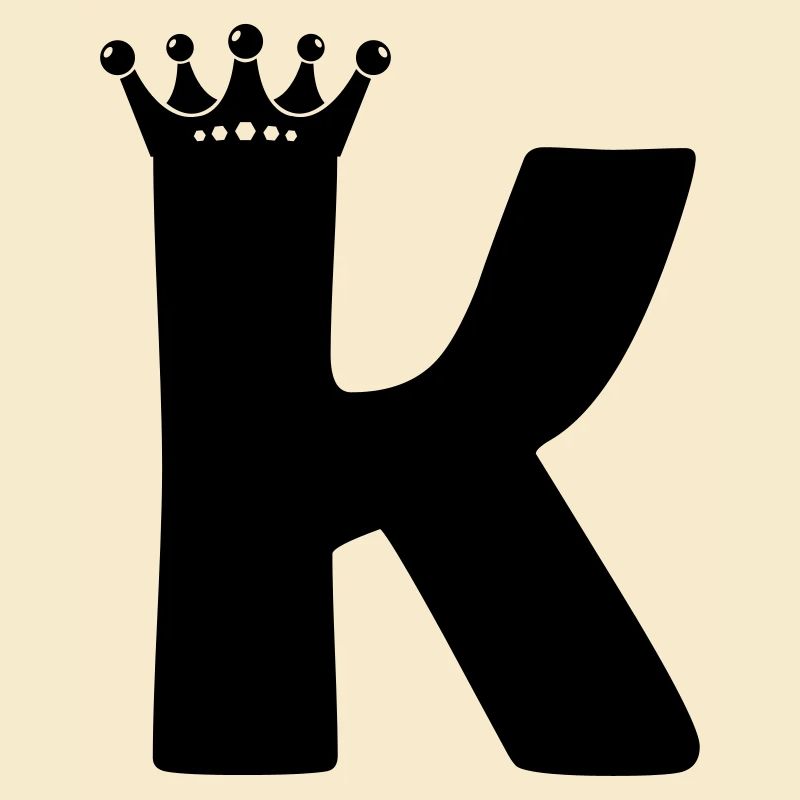 buchstabe K krone
