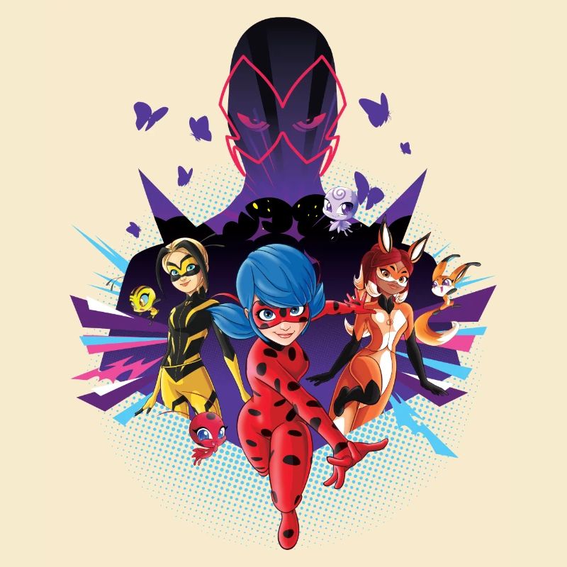 Miraculous Superhelden vs Hawk Moth