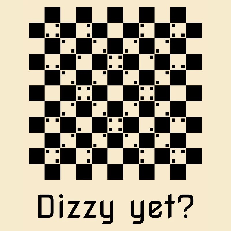 Dizzy yet? Optical illusion