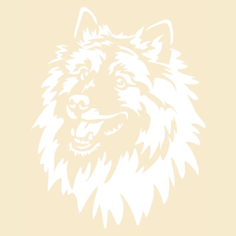 Wolfsspitz Kopf "Black Edition"