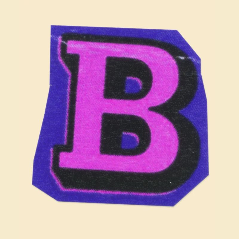 Typografie Buchstabe B