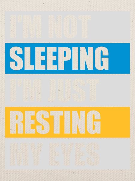 im not sleeping Zitat