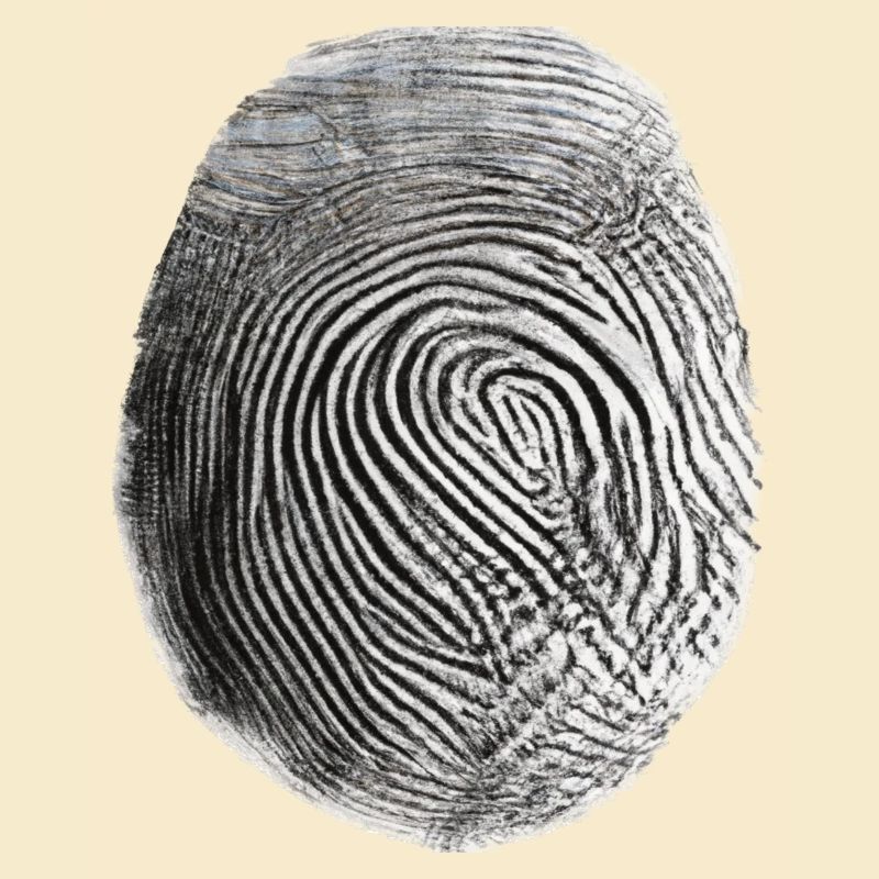 Empreinte digitale noire