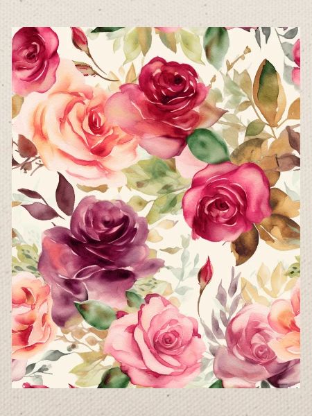 Wasserfarben Rose