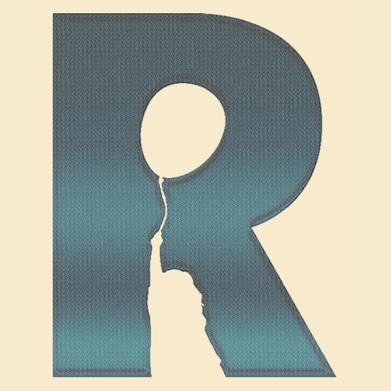 Optical illusion art psychadelic retro forms R
