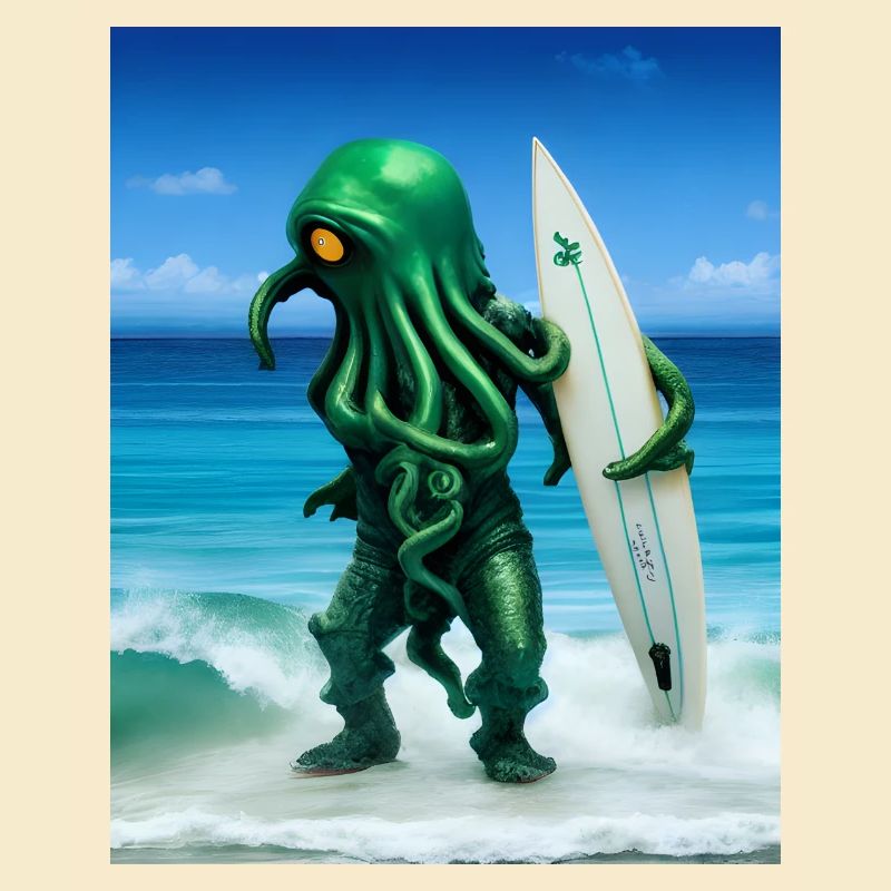 Surfing Octopus