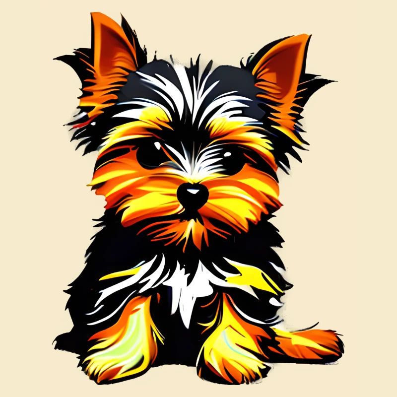 Propriétaire de chien chiot chiot Yorkshire terrier
