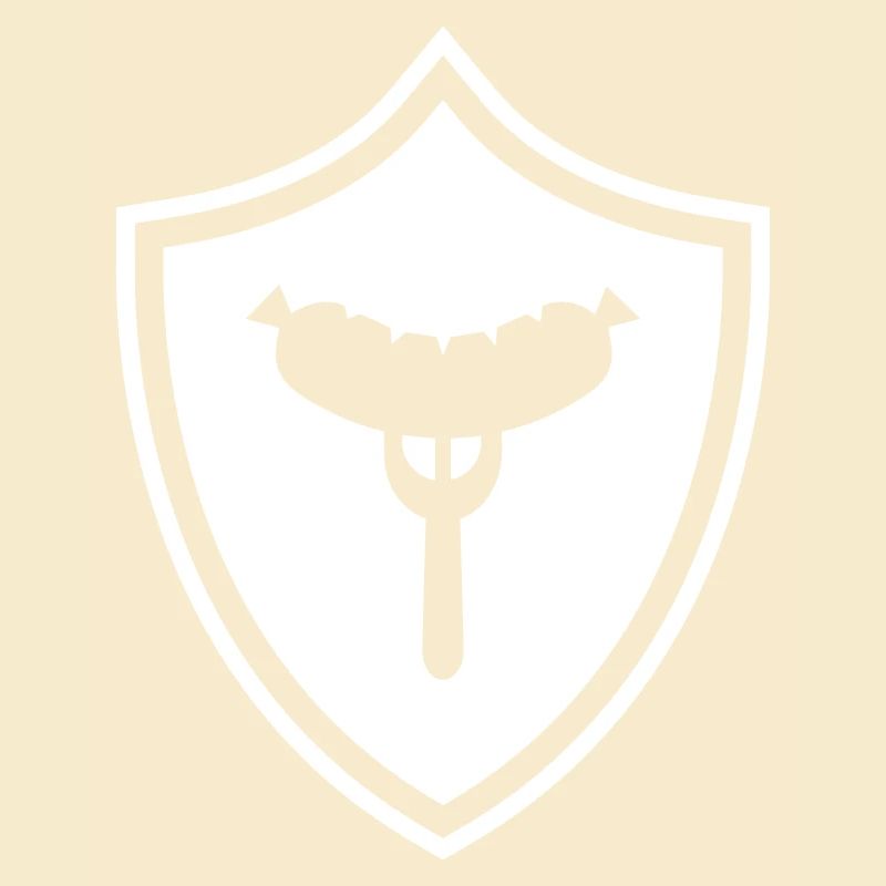 Wurst Gabel Wappen