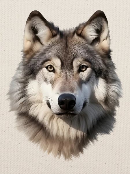 Wolf (weiß/grau)