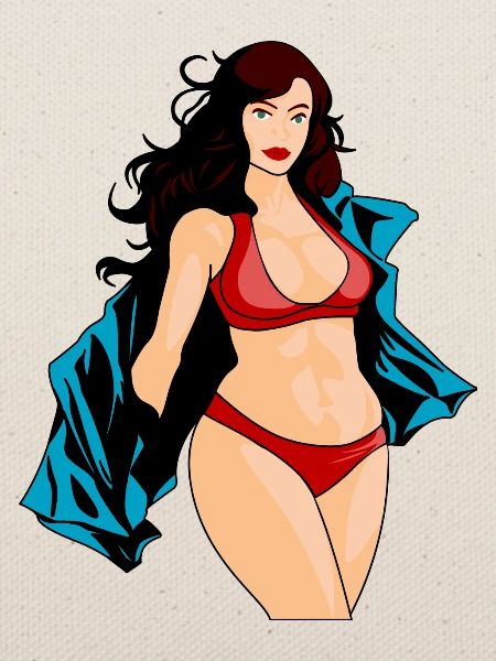 Bikini Girl Farbe