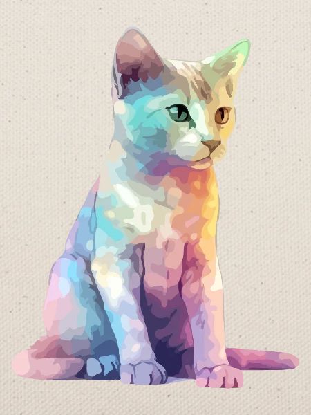 Miki, die bunte Katze