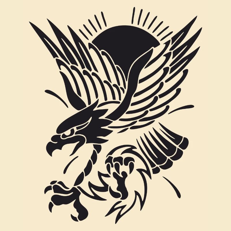 Adler im Anflug
