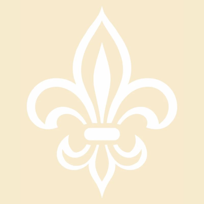 Majestätisches Fleur-Schild