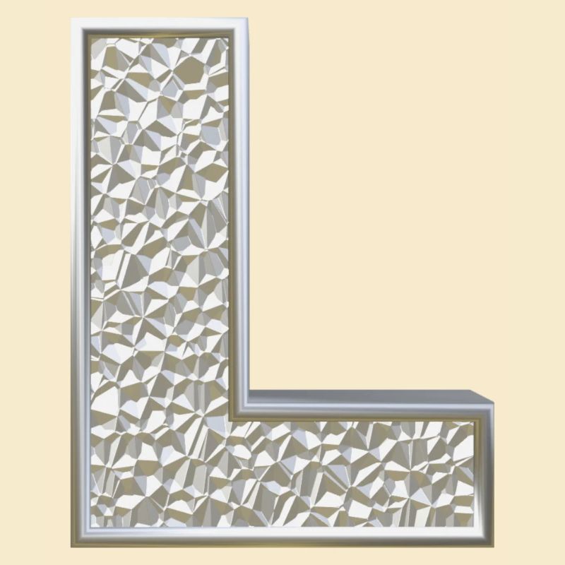 L, lettre, initiale, monogramme,