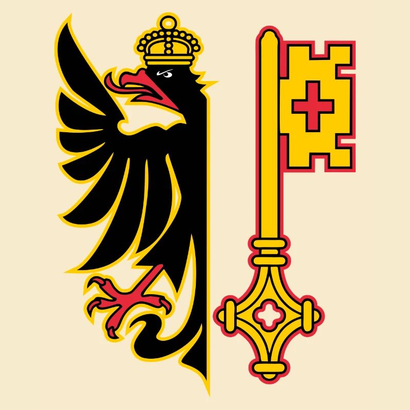 Flagge von Genf