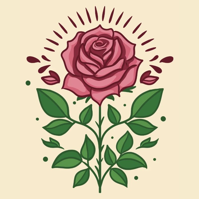 Rosenblüte
