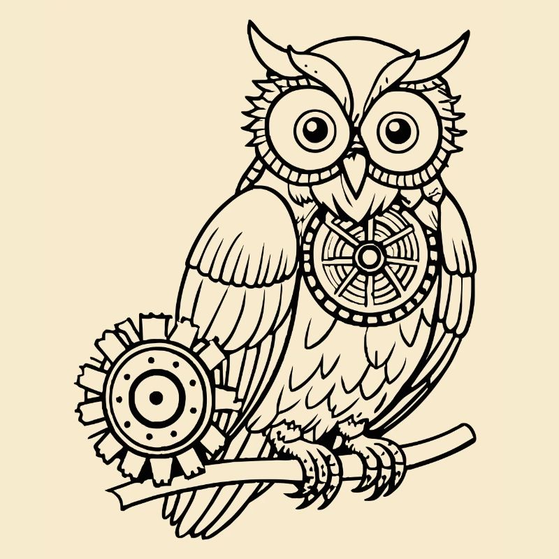Mechanische Eule
