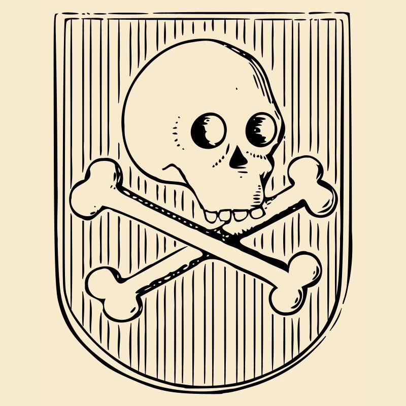 Schädel und Knochen