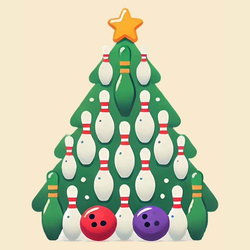 Bowling arbre de Noël Noël design