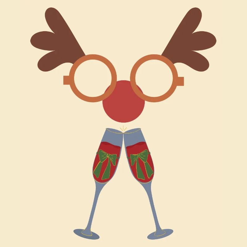 Weihnachtsdesign-Geschenkidee-Feier