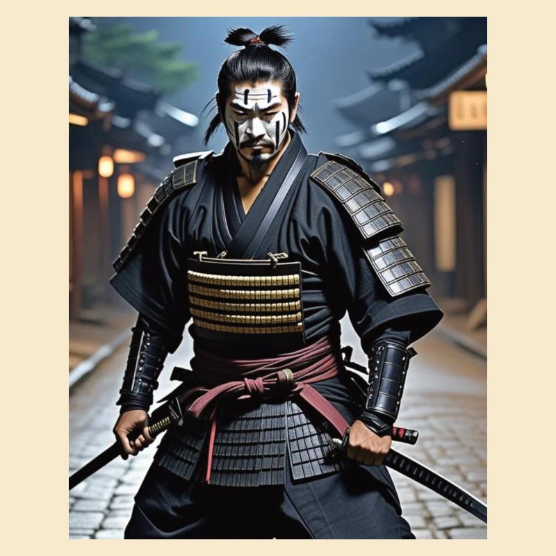 Samurai Krieger.