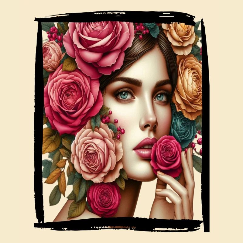 Boho Chic: Elegantes Design mit Floralkrone