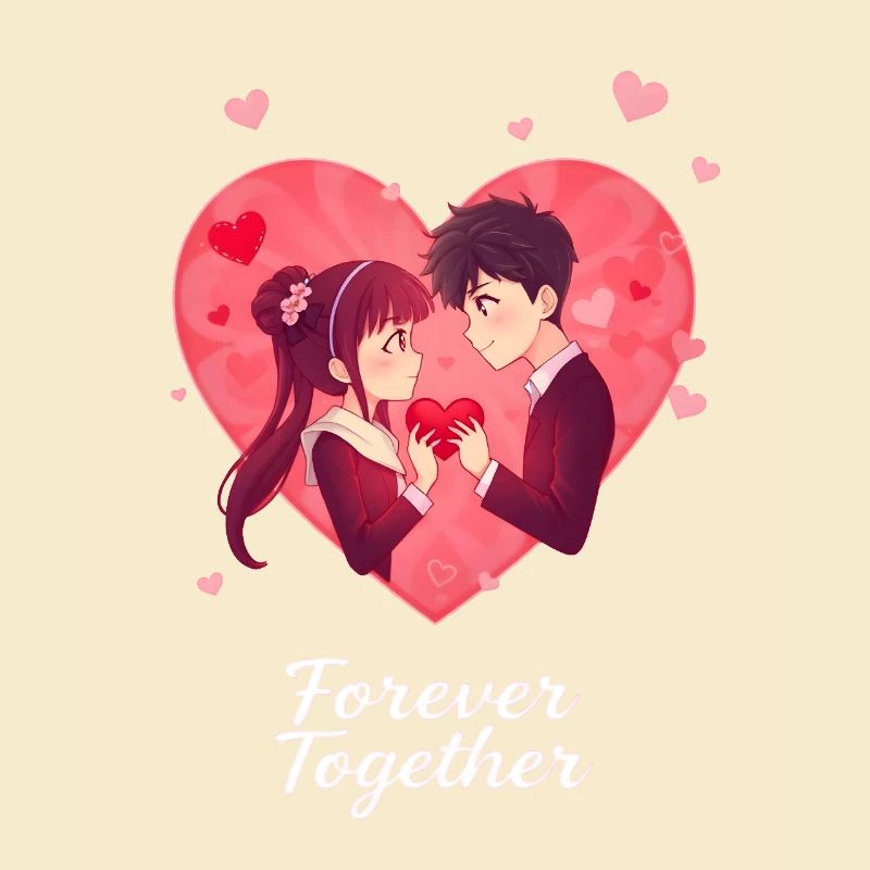 Conception d’anime pour la Saint-Valentin
