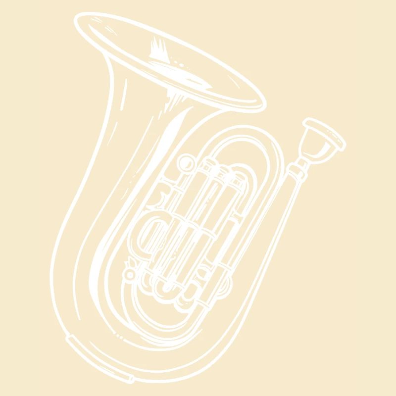 Tuba Drawing