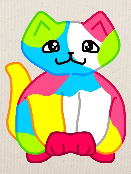 Kritzel Katze