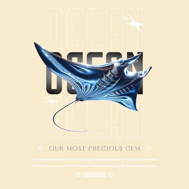 Ocean Manta Kostbarer Schatz