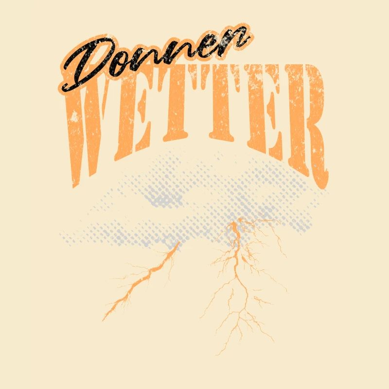 Orage, météo, conception graphique