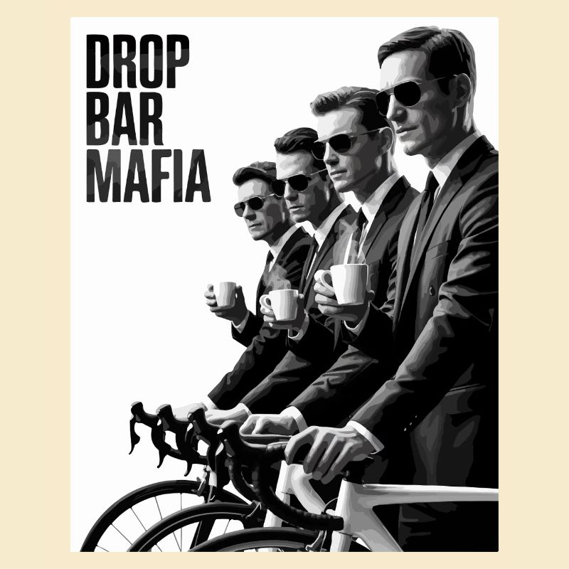 Drop Bar Mafia – Noir Cycling Tee
