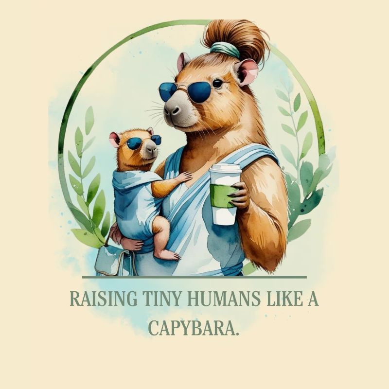 Maternité – Élever de petits humains comme un capybara