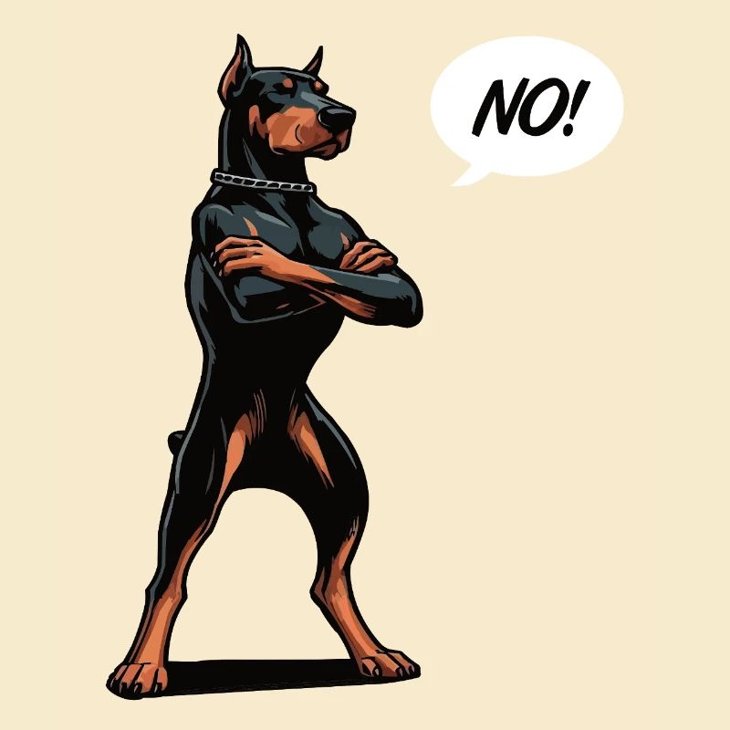 No Doberman Doberman Owner Doberman Holder