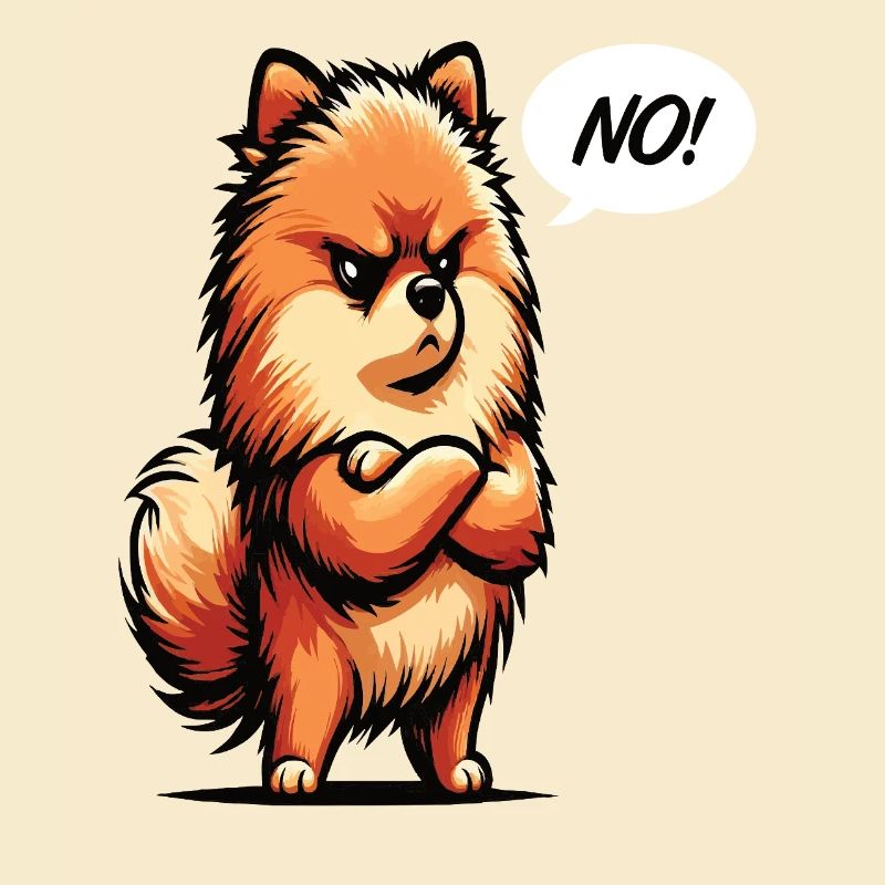 No Pomeranian Dwarf Spitz Dwarf Spitz Holder Spitz