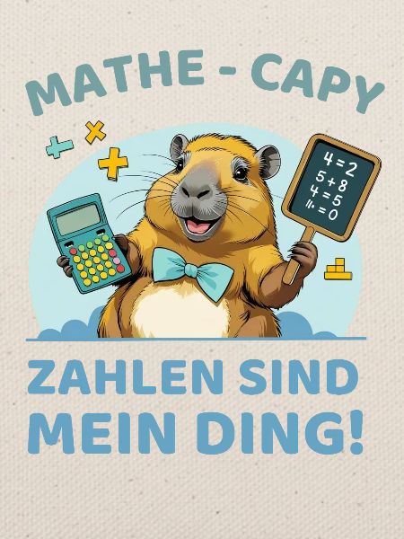 Mathe-Capybara – Zahlen sind mein Ding!